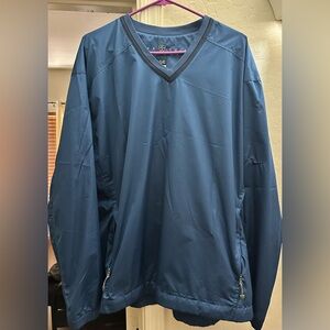 Nike Men's Deep Blue V-Neck Windbreaker Pullover